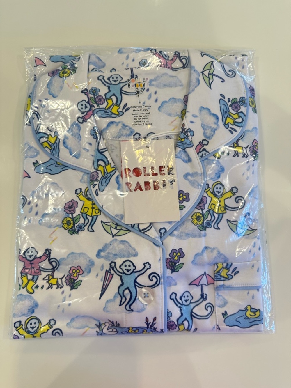 Roller Rabbit April Shower Polo Pajama Set.
